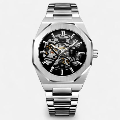 The Gentleman’s Brand | Chronograph Watch – Men’s Leather Strap Quartz Timepiece with Smart Everyday Styling