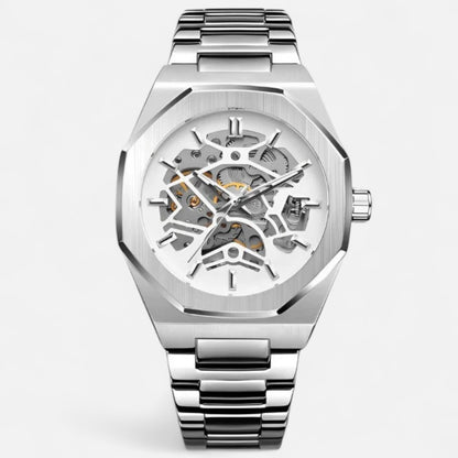 The Gentleman’s Brand | Chronograph Watch – Men’s Leather Strap Quartz Timepiece with Smart Everyday Styling