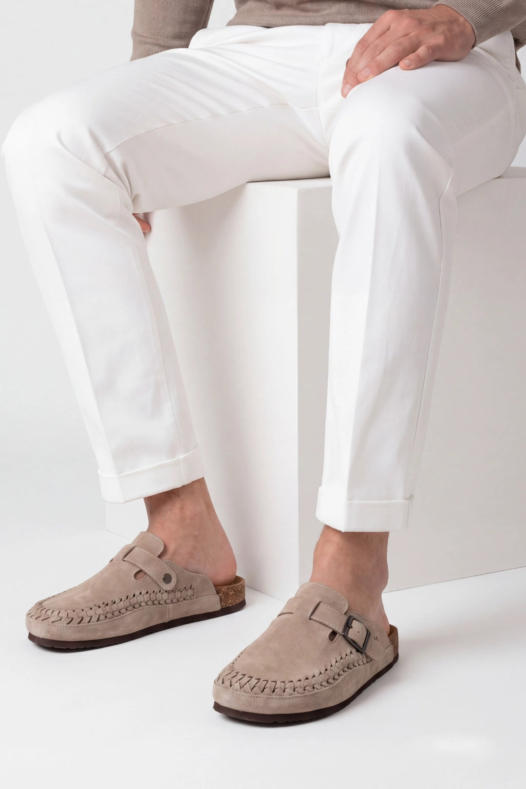 Aurelio Clogs Beige