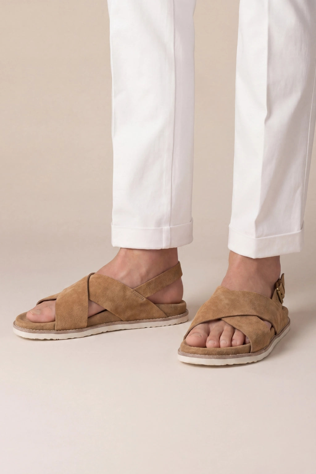 Enzo Sandals Camel