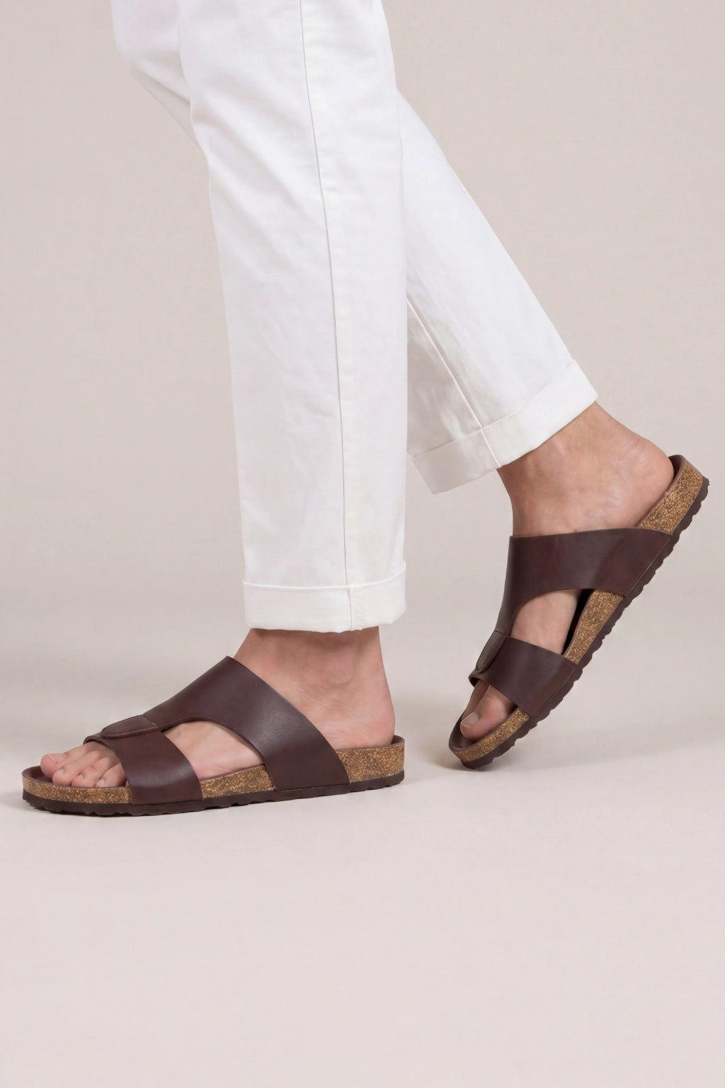 Giancarlo Slides Dark Brown