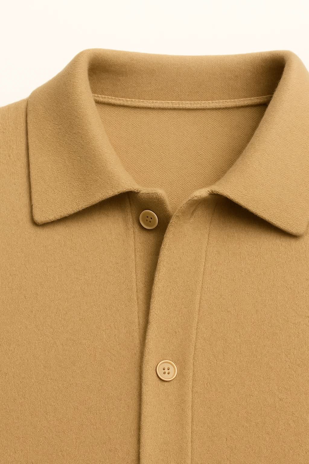 Vicenza Cashmere Cardigan Camel