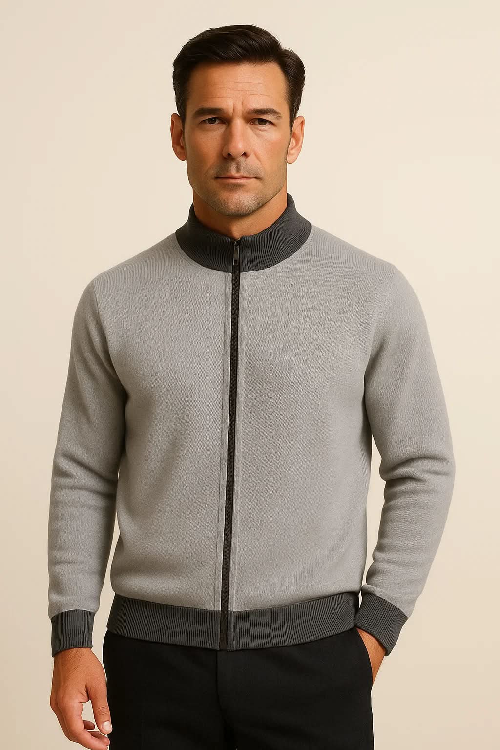 MILANO CARDIGAN ZIP UP