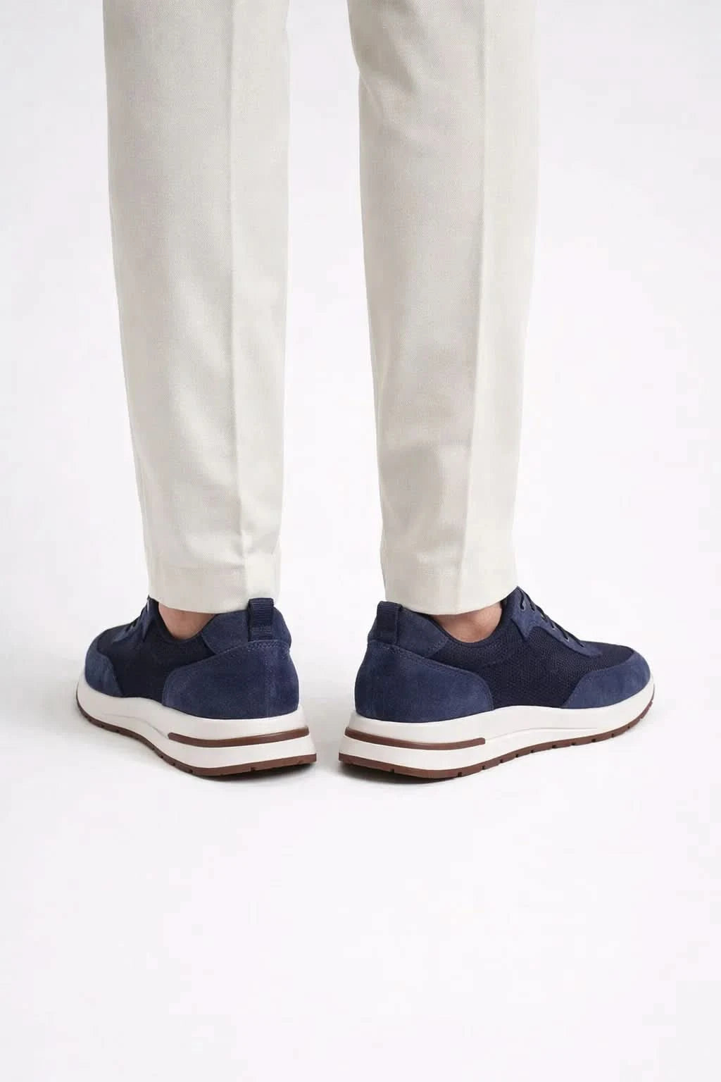 Giuliano Suede City Sneaker Navy