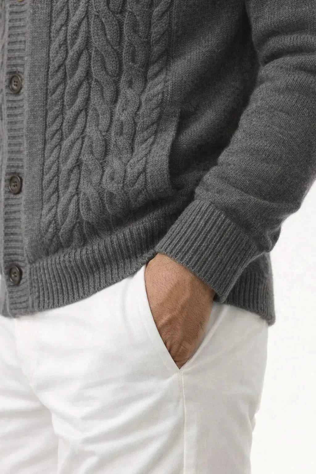 Ombre Grey Voyager Cardigan