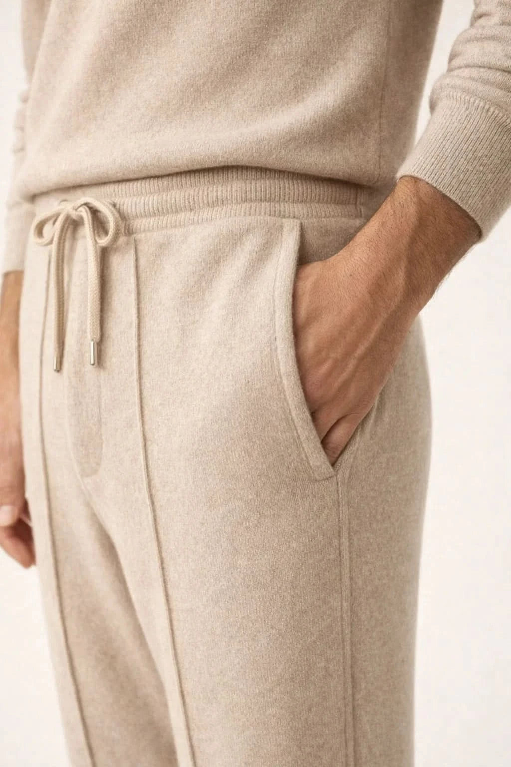 Sartore Cashmere Trousers Beige