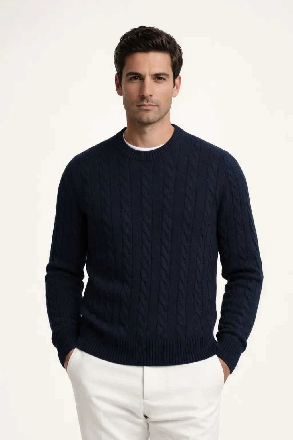 Cortona Cashmere Knit Navy