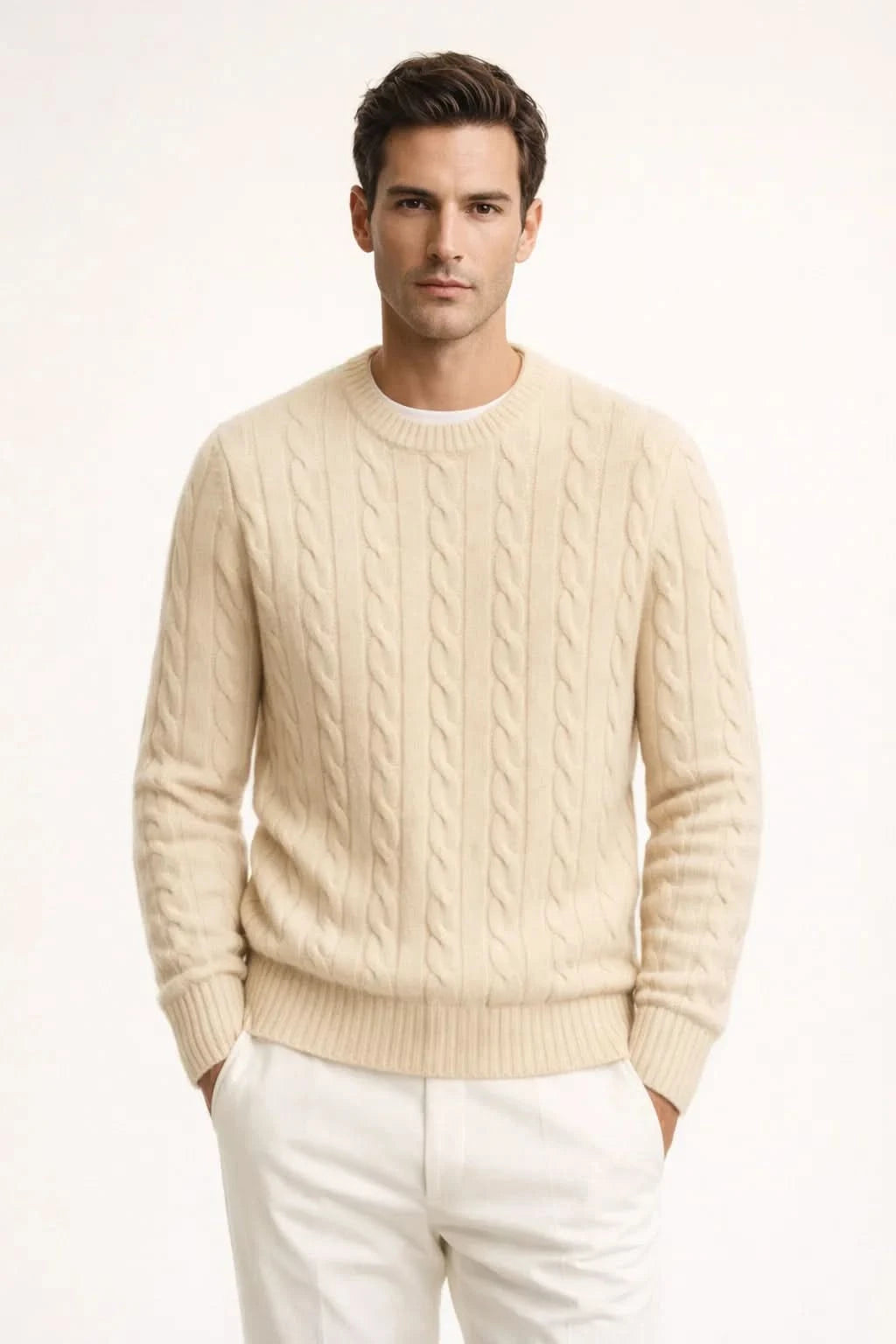 Cortona Cashmere Knit Beige