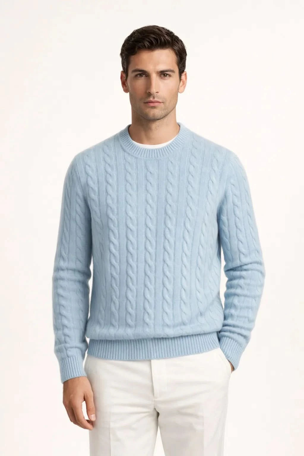 Cortona Cashmere Knit Blue
