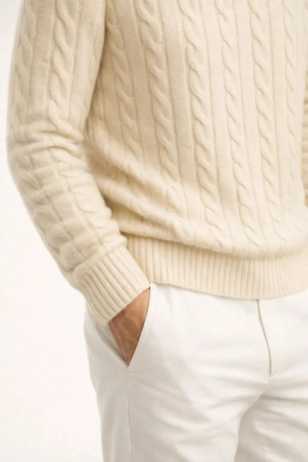 Cortona Cashmere Knit Beige