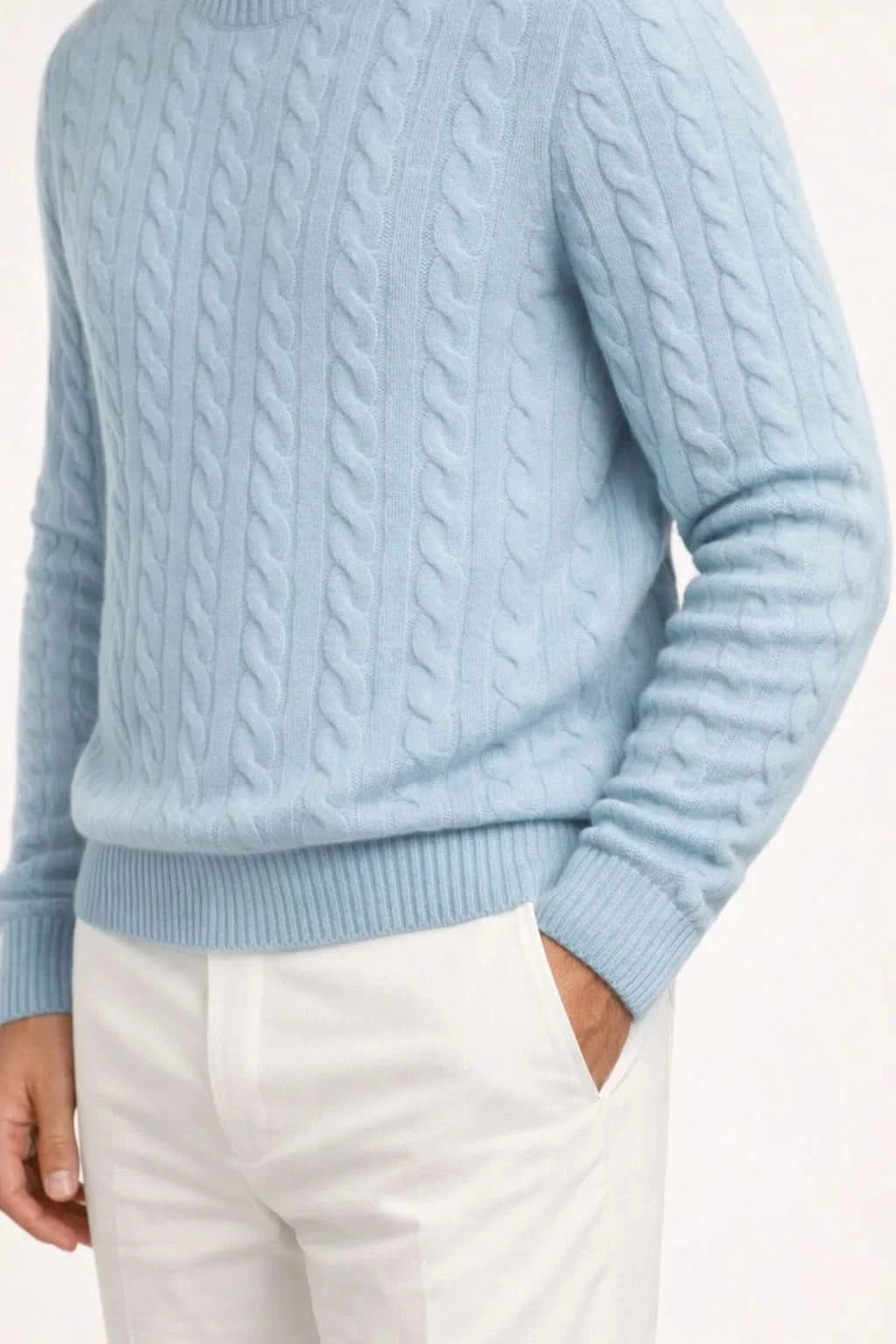 Cortona Cashmere Knit Blue
