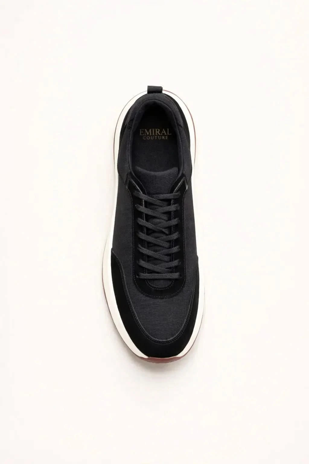 Giuliano Suede City Sneaker Black