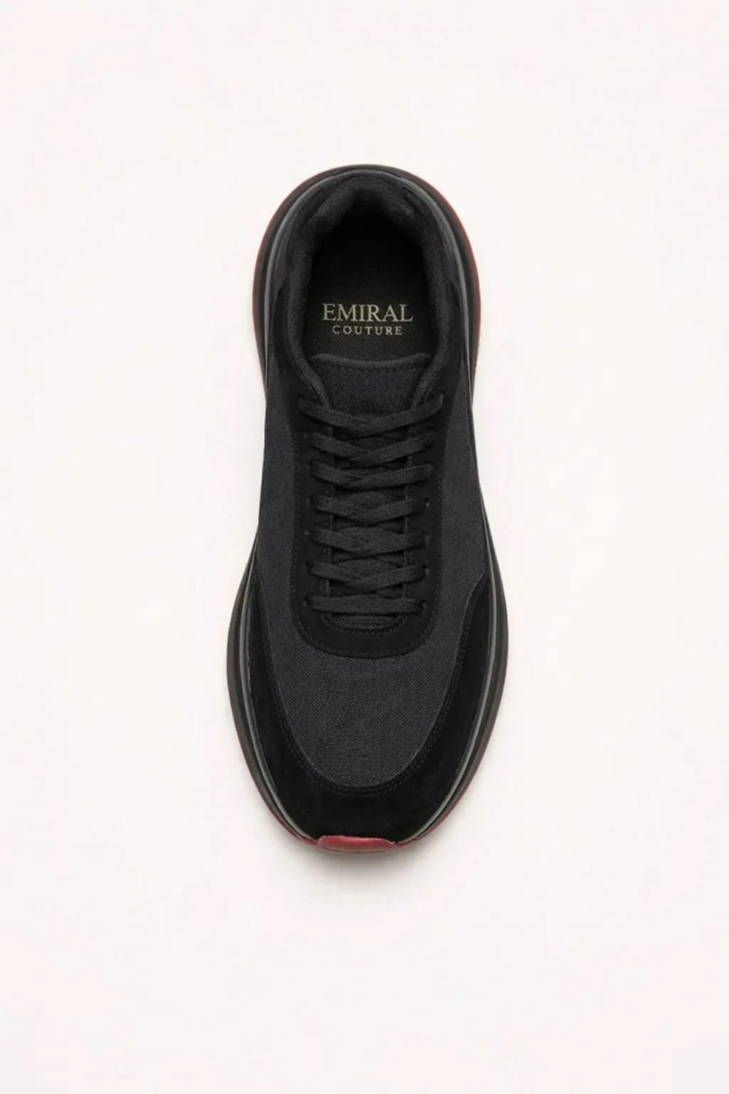 Giuliano Suede City Sneaker Black