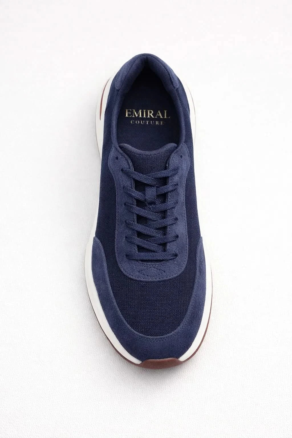Giuliano Suede City Sneaker Navy