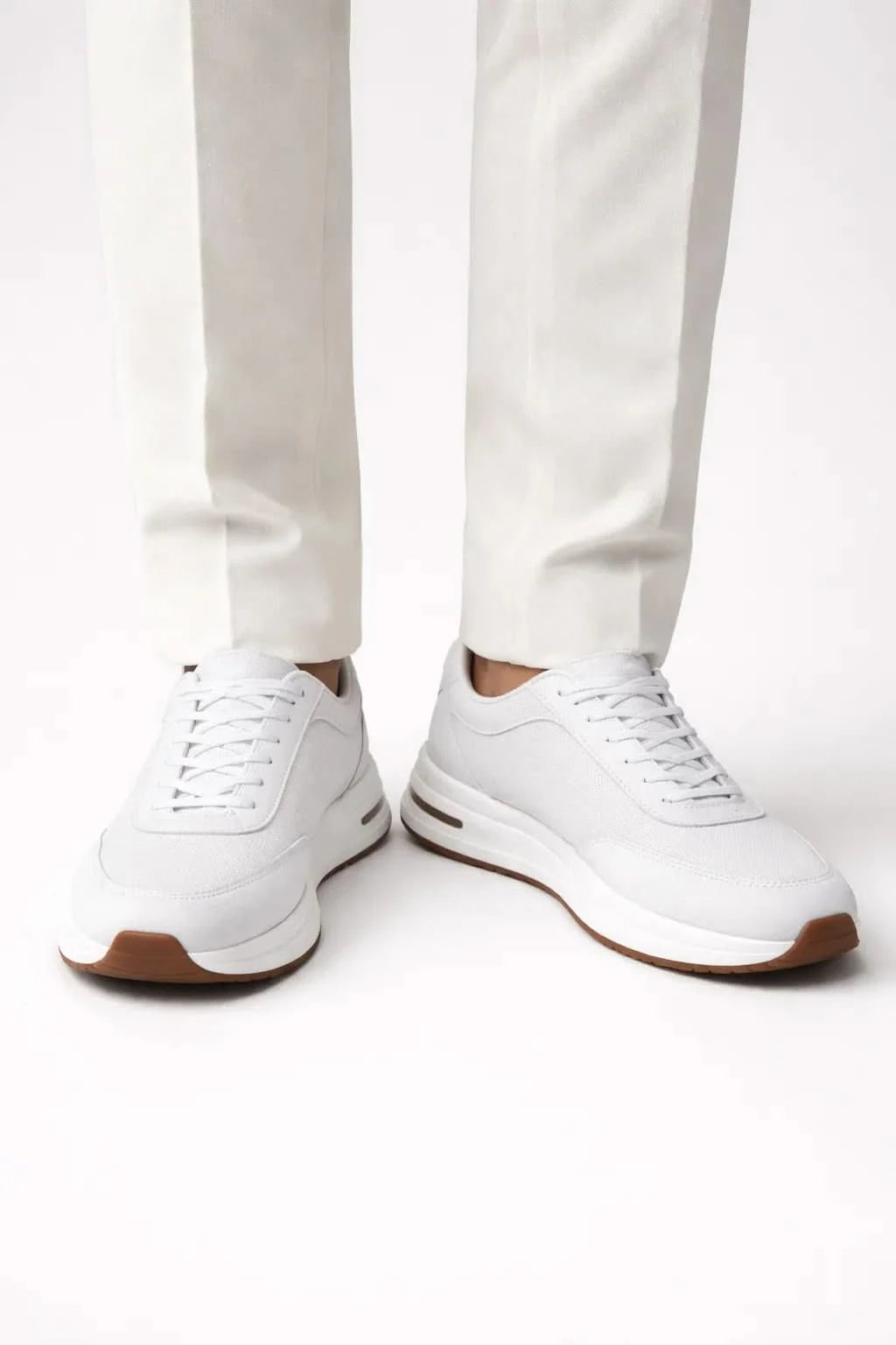 Giuliano Suede City Sneaker White