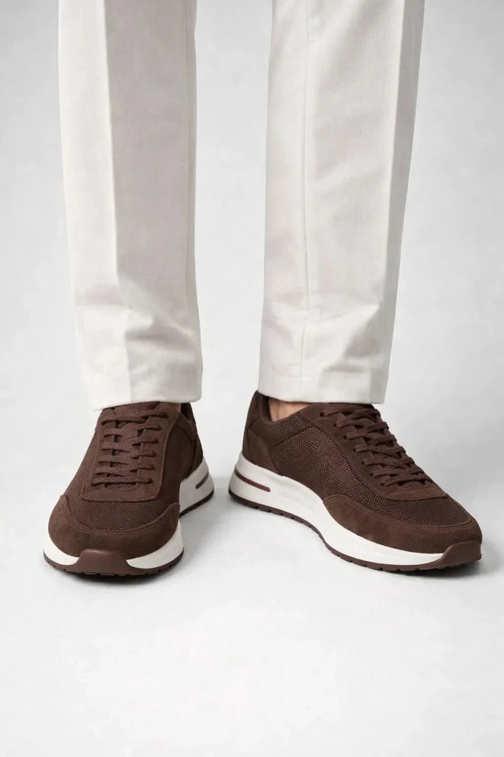 Giuliano Suede City Sneaker Brown