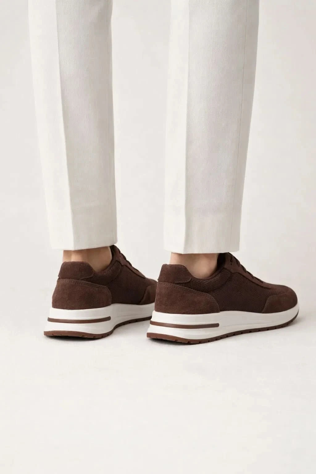Giuliano Suede City Sneaker Brown