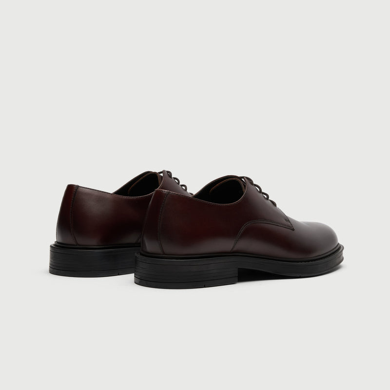 Brown Leather Derby Shoe